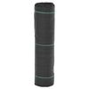 vidaXL Membrana para malezas PP negra 0,5x50 m