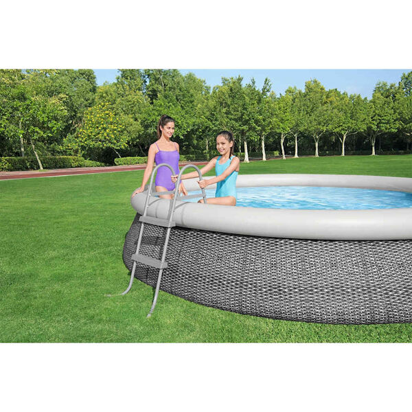 Bestway Escalera para piscina 2 pelda&ntilde;os Flowclear 84 cm