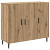 vidaXL Aparador Roble artisan 90 x 34 x 80 cm Madera de ingenier&iacute;a
