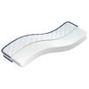 vidaXL Colch&oacute;n de espuma viscoel&aacute;stica blanca 70x200x17 cm suave