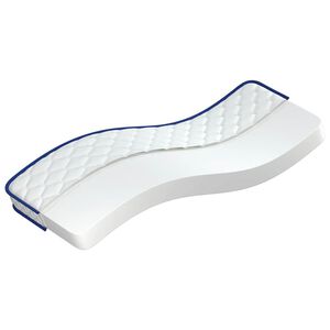 vidaXL Colch&oacute;n de espuma viscoel&aacute;stica blanca 70x200x17 cm suave