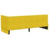 vidaXL Estructura de Cama Esquina con Colch&oacute;n 2 pcs Amarillo