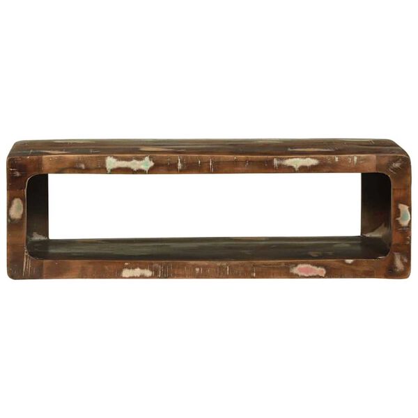 vidaXL Mueble para TV con estante Multicolor Madera maciza recuperada