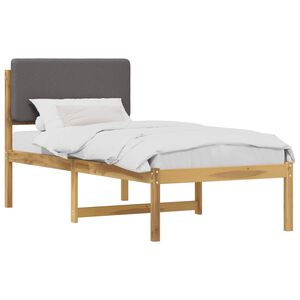 vidaXL Estructura de Cama con Cabecera Tapizada
