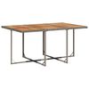 vidaXL Set de comedor de jard&iacute;n 11 pzas y cojines rat&aacute;n sint&eacute;tico gris