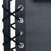 vidaXL Tumbona plegable de terraza textileno gris