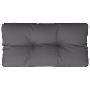 vidaXL Coj&iacute;n para sof&aacute; de palets tela gris antracita 80x40x12 cm