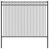 vidaXL Valla de P&uacute;as BAARLO 200 x 200 cm Negro