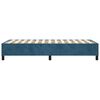 vidaXL Estructura de cama con somier terciopelo azul oscuro 100x200cm