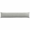 vidaXL Cojines de sofá 2 pcs Gris Claro 200 x 40 cm tela