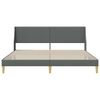 vidaXL Estructura de cama Gris oscuro 180 x 200 cm Terciopelo