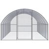 vidaXL Gallinero de exterior de acero galvanizado 3x6x2 m