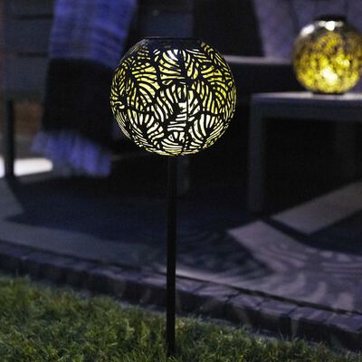 Luxform Foco LED solar con pincho para jardín Samba pequeño