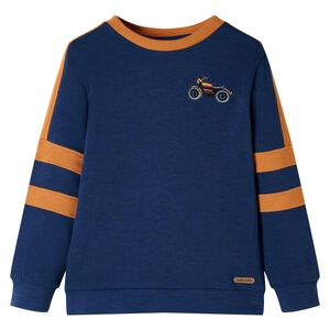 Sudadera infantil azul a&ntilde;il 92