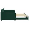 vidaXL Sof&aacute; cama nido terciopelo verde oscuro 90x200 cm