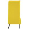 vidaXL Sofa de Espalda Alta 101cm Amarillo claro tela