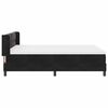 vidaXL Cama tipo Box Spring con colch&oacute;n Negro 200 x 140 cm Terciopelo