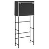 vidaXL Estanter&iacute;a 2 niveles lavadora hierro negro 71x29,5x170,5cm