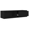 vidaXL Muebles de TV 2 uds Roble Negro 100x31x25,5cm Madera ingenier&iacute;a