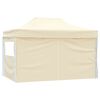 vidaXL Carpa de Fiesta Crema 280 x 410 x 315 cm Tela Oxford