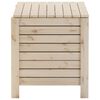 vidaXL Caja de almacenaje con tapa RANA madera maciza pino 100x49x54cm