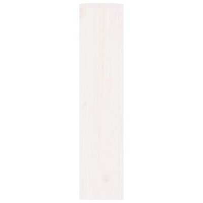 vidaXL Cubierta de radiador madera maciza de pino blanco 153x19x84 cm