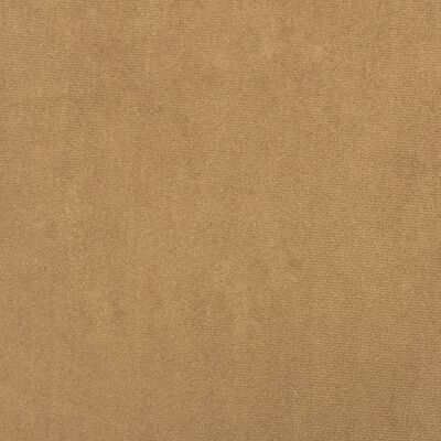 vidaXL Banco de terciopelo marrón 108x79x79 cm