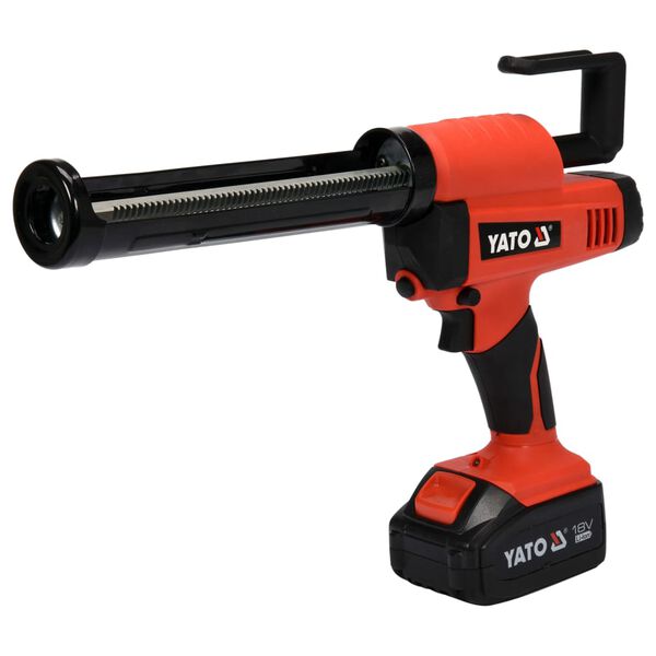 YATO Pistola de sellado con bater&iacute;a de iones de litio 4,0 Ah 18 V