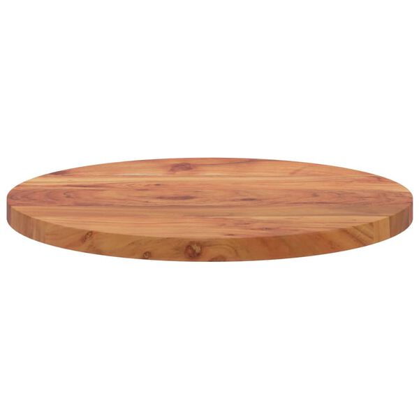 vidaXL Tablero de mesa redondo madera maciza de acacia &Oslash;60x3,8 cm