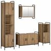 vidaXL Juego de Muebles de Ba&ntilde;o 4 uds. Roble artisan 40 x 36 x 181 cm
