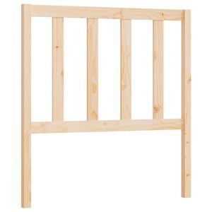 vidaXL Cabecero de cama madera maciza de pino 106x4x100 cm