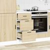 vidaXL Mueble bajo de cocina porto roble sonoma madera reconstituida