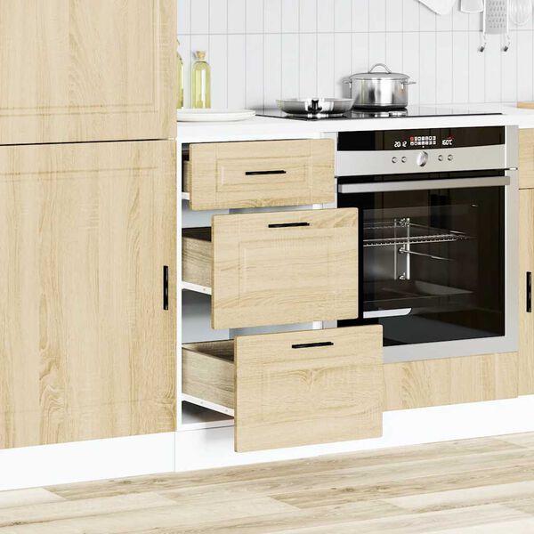 vidaXL Mueble bajo de cocina porto roble sonoma madera reconstituida