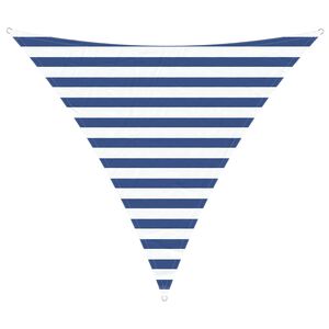 vidaXL Toldo Vela de Sombra Azul y Blanco 2 x 2 x 2 m