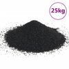 vidaXL Arena para acuario negra 25 kg 0,2-2 mm