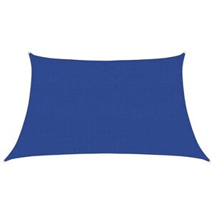 vidaXL Toldo de vela HDPE azul 160 g/m&sup2; 3/4x2 m