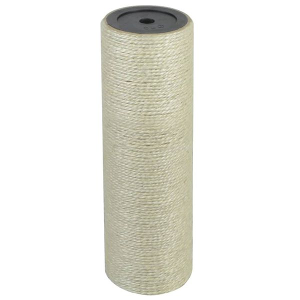 vidaXL Poste rascador para gatos 8x25 cm 10 mm beige