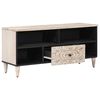 vidaXL Mueble de TV 100 x 33,5 x 46 cm Madera de mango maciza
