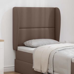 vidaXL Oreja de cabecero Canela 80 x 23 x 6 cm PVC