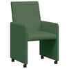 vidaXL Sillas de comedor 2 pcs Verde grisáceo 57 x 66 x 94 cm