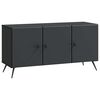 vidaXL Mueble de TV Negro 99 x 34,5 x 50 cm Madera de Ingenier&iacute;a