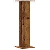 vidaXL Soportes para plantas 2 uds madera roble envejecido 30x30x95 cm