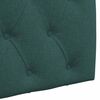 vidaXL Cabecera Colgante Verde oscuro 190 x 55 x 7 cm tela