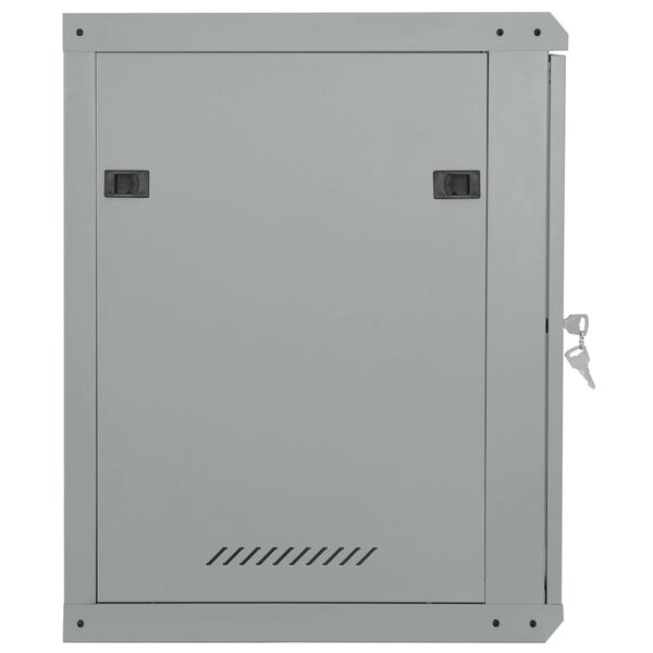 vidaXL Armario de red con almacenamiento Gris 53 x 60 x 60 cm Acero