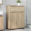 vidaXL Gabinete de Ba&ntilde;o con caj&oacute;n Roble Sonoma 72,5 x 36,5 x 100 cm