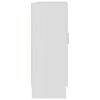 vidaXL Vitrina de madera contrachapada blanco 82,5x30,5x80 cm
