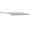 vidaXL Toldo Retr&aacute;ctil El&eacute;ctrico Antracita y Blanco 4,5 x 3,5 m