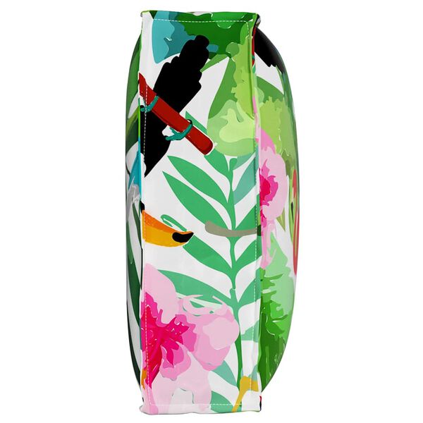 vidaXL Cojín de palé para respaldo Floral Multicolor 50 x 40 x 12 cm