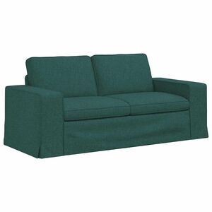 vidaXL Sof&aacute; Verde oscuro 182 x 80 x 82 cm tela