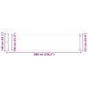 vidaXL Toldo lateral retr&aacute;ctil para patio negro 140x600 cm